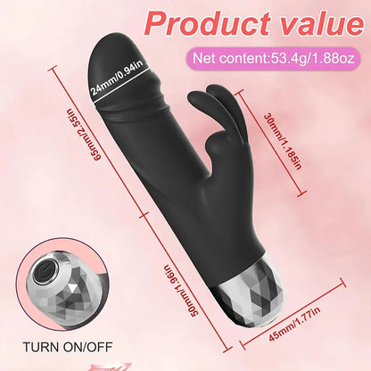 Luxe Bunny Mini Vibrator for Women