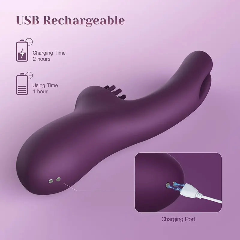 GlimmerTouch Clitoral Tickling Vibrator
