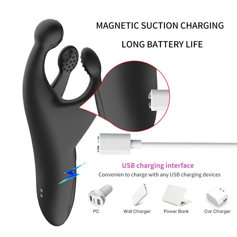 Three-pronged_Flapping_Vibrating_Prostate_Massager
