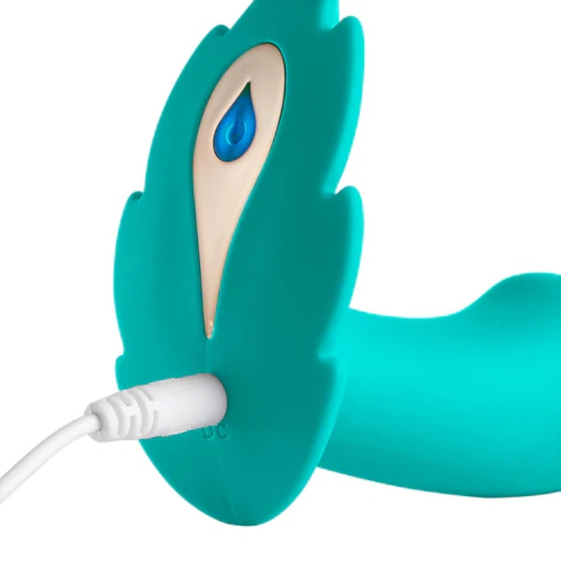 Green Remote Control Panty Leaf Shape Vibe