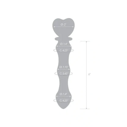 8inch Sweetheart Glass Dildo