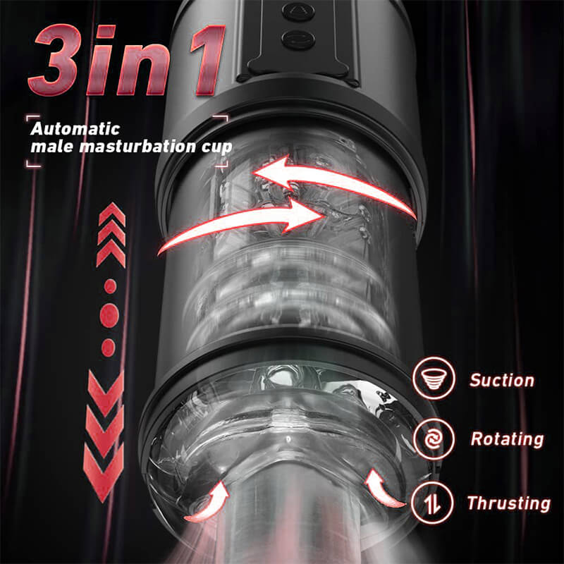masturbation cup black