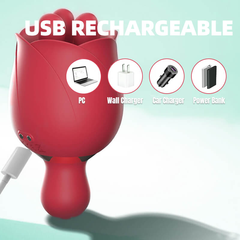 rose toy clit sucker red